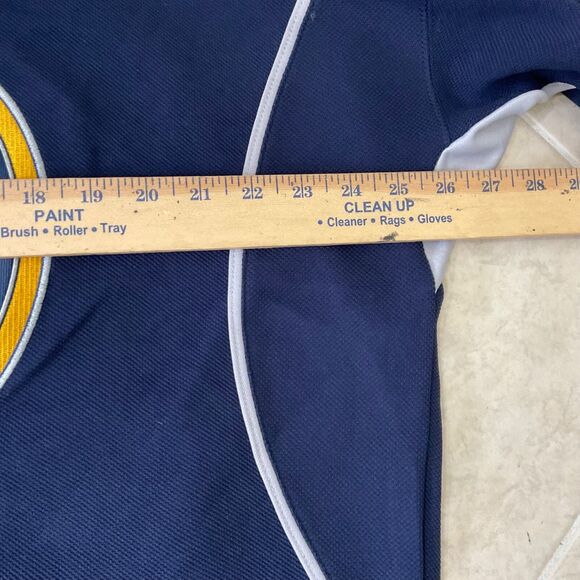 Buffalo Sabres Jersey Mens 50/ US  size 2XL Blue NHL Hockey 26 Fan Hard Reebok - Picture 8 of 10